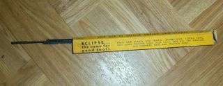 vintage packet eclipse england.  (3) No.  6 1/2P pin end coping saw blades 6 1/2 