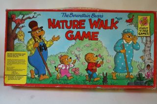 1990 Vintage Berenstain Bears Nature Walk Classic Board Game Random House