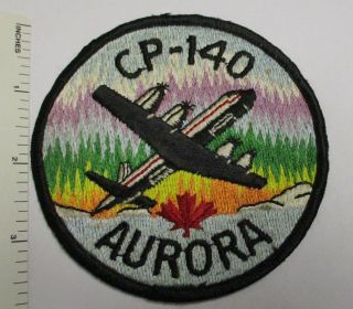 Royal Canadian Air Force Rcaf Cp - 140 Aurora Aircraft Patch Vintage Canada
