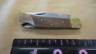 Small Vintage Made In Pakistan Single Blade Folding Locking Pocket Knife