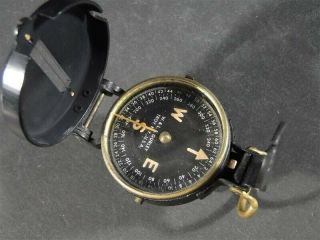 Vintage W,  L.  E Gurley Troy Ny Lensatic Compass,  Functions & Locks