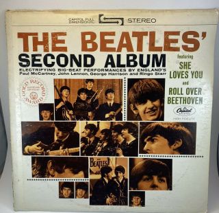 1964 The Beatles’ “second Album” Vinyl Record/lp Capitol/apple St - 2080 Vintage