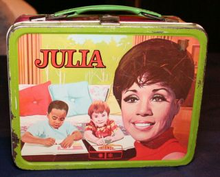 Vtg 1969 Julia Lunch Box By King - Seeley Thermos Co.  (no Thermos) Tv Show