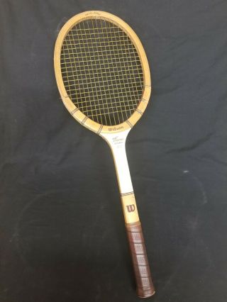 Vintage Wilson Jack Kramer Autograph Series Tennis Racket 4 5/8 " Grip
