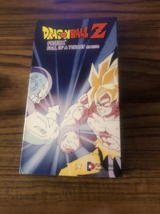 Dragonball Z Fall Of A Tyrant Uncut Vhs Frieza Saga Dbz Anime Toriyama Vintage