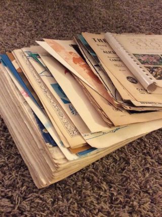 Piano Books Stack Of Misc.  Vintage Sheet Music / Books 1940 