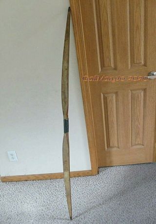 Vtg Rh Wood Indian Archery Long,  Stick Recurve Bow 62 " Long