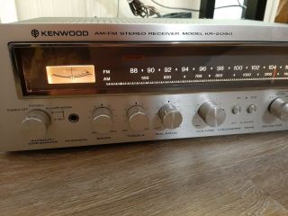 Vintage Kenwood Am - Fm Stereo Receiver Model Kr - 2090