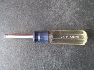 Vintage Craftsman 1/4 Inch Drive Spinner Handle Extention For 1/4 " Drive Sockets