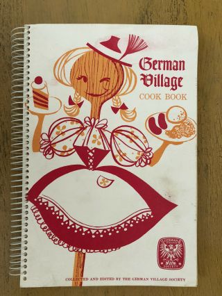 Vintage German Village Cookbook Ohio 1968