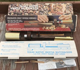Vintage Texas Native Inertia Nutcracker Model 7141 In Boxes Complete