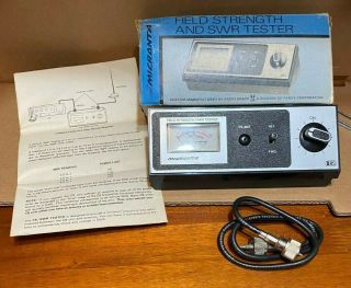 Vintage Radio Shack Micronta Field Strength And Swr Tester W/ Box And Paperwork