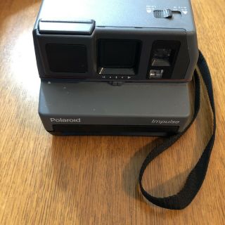 Vintage Polaroid Impulse Instant Film Camera With Strap,  Not Looks Great