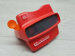 Vintage Red View - Master 3d Toy Tyco Toys Inc Viewmaster