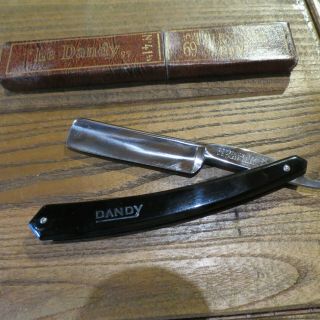 Old 6/8 French Straight Razor 69 Thiers - Issard " Le Dandy " N°41 Boxed.  2