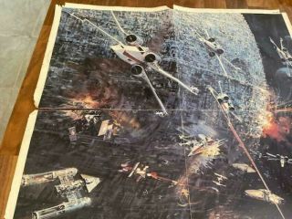Star Wars Poster,  from 20th Century Fox Records,  1977,  2T - 541 VINTAGE/USED 2