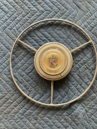 1942 - 1947 Buick Steering Wheel Horn Ring Horn Button Vintage Roadmaster