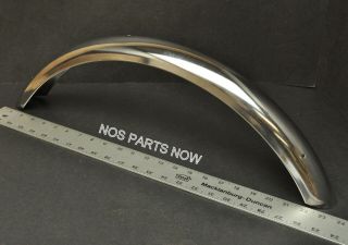 Vintage Nos Middle Weight Chrome Bicycle Front Fender