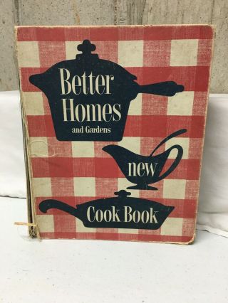 Vintage Better Homes And Gardens Cook Book 1953