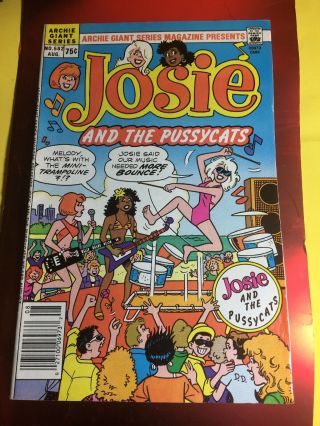 Vintage Josie And The Pussycats 562 - August 1986 - Cartoon Comic Book