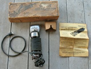 Vintage Stewart Clipmaster Model 51 - 1 Electric Livestock Clippers & Instructions