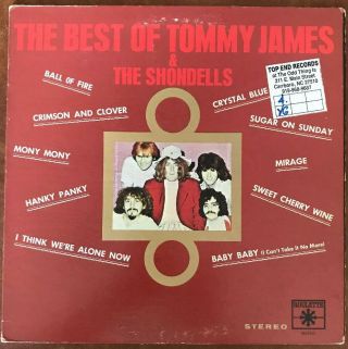 The Best Of Tommy James & The Shondells Roulette Sr42040 Vintage