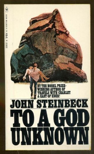 To A God Unknown By John Steinbeck - Vintage Bantam Paperback - 1968