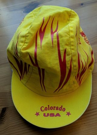 Vintage Pace Cycling Cap - " Colorado Usa " - Made In The Usa - Biking Hat