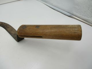 Wood Handle Scythe Sickle Primitive Farm/Grass Harvest Reaper Tool Vintage 3