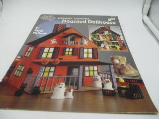 Vintage Haunted Doll House In Plastic Canvas Pattern Book