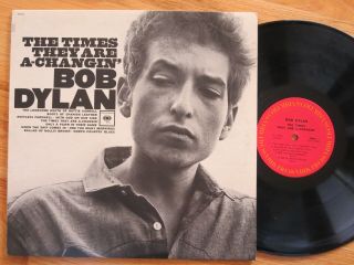 Rare Vintage Vinyl - Bob Dylan - The Times They Are A - Changin 