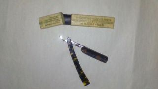 Sta Sharp Razor And Case Early 20th Century Fro Sears Roebuck,  W/ Leather Strop