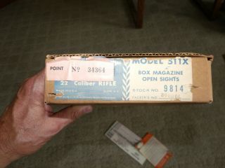 Vintage Remington Rifle Box,  Model 511X,  1964 3