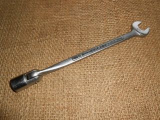 Vintage Craftsman 1/2 " Saltus Wrench,  Flex Socket And Open - End Combination,  Usa