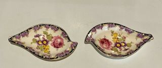2 X Small Vintage James Kent Pin Dishes 13cm