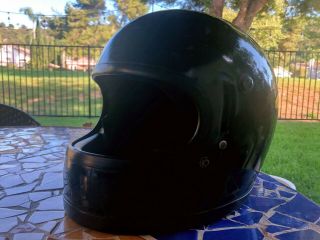 Vintage Shoei S12 Motorcycle Full Face Motorcycle helmet (black gloss) 2