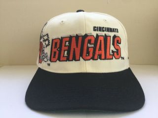 1990s Vintage Cincinnati Bengals Sports Specialties Snapback Hat Nfl Pro Line