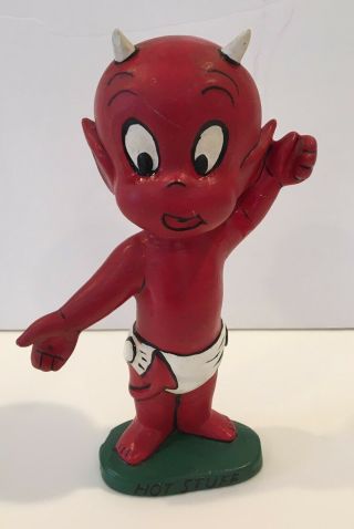 Vintage Hot Stuff Cartoon Figurine - Harvey Comics Character (little Devil)