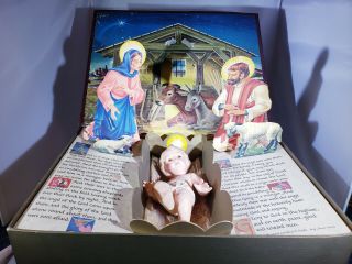Vintage 1958 Ideal Toy Corp The Most Wonderful Story Nativity Baby Jesus