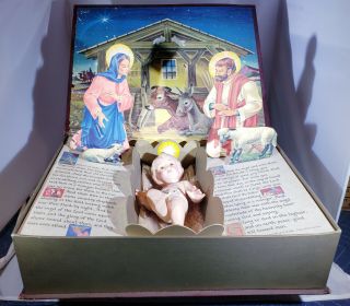 VINTAGE 1958 Ideal Toy Corp The Most Wonderful Story Nativity Baby Jesus 2