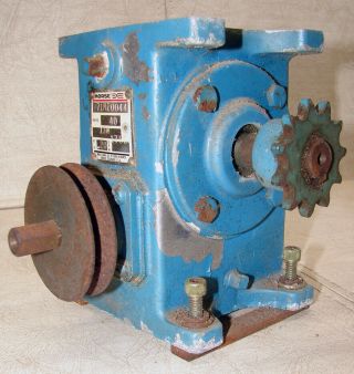 Vintage Morse Borg - Warner Gear Reducer 40:1 Ratio 1750 Rpm