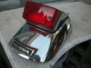 Honda Vf700c Vf750c Magna Taillight & Chrome Fender 1982 - 1984 Oem Vintage