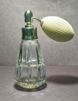 Vintage Waterford Crystal Perfume Atomizer Bottle With Bulb Estate Find