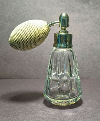 VINTAGE WATERFORD CRYSTAL PERFUME ATOMIZER BOTTLE WITH BULB ESTATE FIND 2