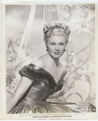 Joan Caulfield 1945 Vintage Hollywood Portrait By Whitey Schafer