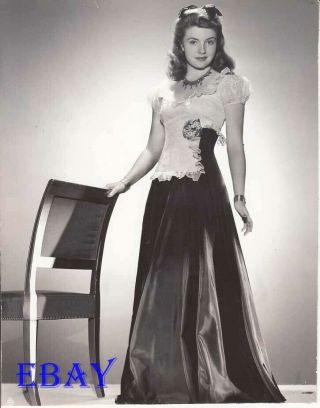 Joan Leslie In Sexy Dress 1941 Vintage Photo