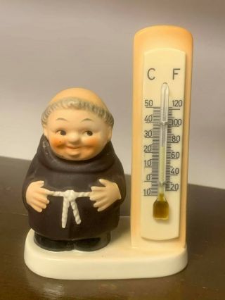 Vintage Goebel Friar Tuck Thermometer