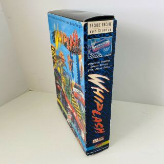 Vintage PC Big Box CD - ROM Game Whiplash 1995 Gremlin Interactive Interplay CIB 3