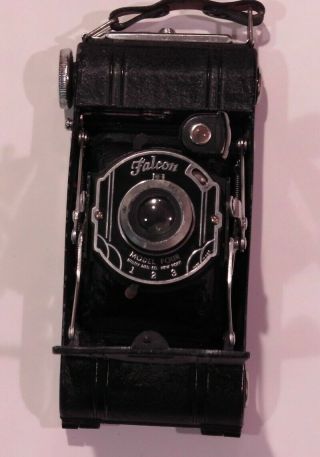 Vintage Camera - Falcon Model Four Folding Camera By Utility Mfg.  Co.  York