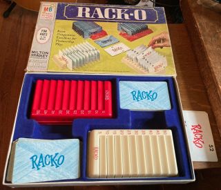 Vintage Rack - O Game,  1966 - Milton Bradley - Usa Made - Complete,  Instructions - 4765